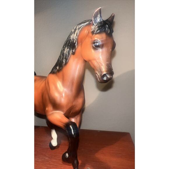 Vintage Breyer Traditional Brown Family Arabian Stallion Horse #13 - Picture 8 of 10